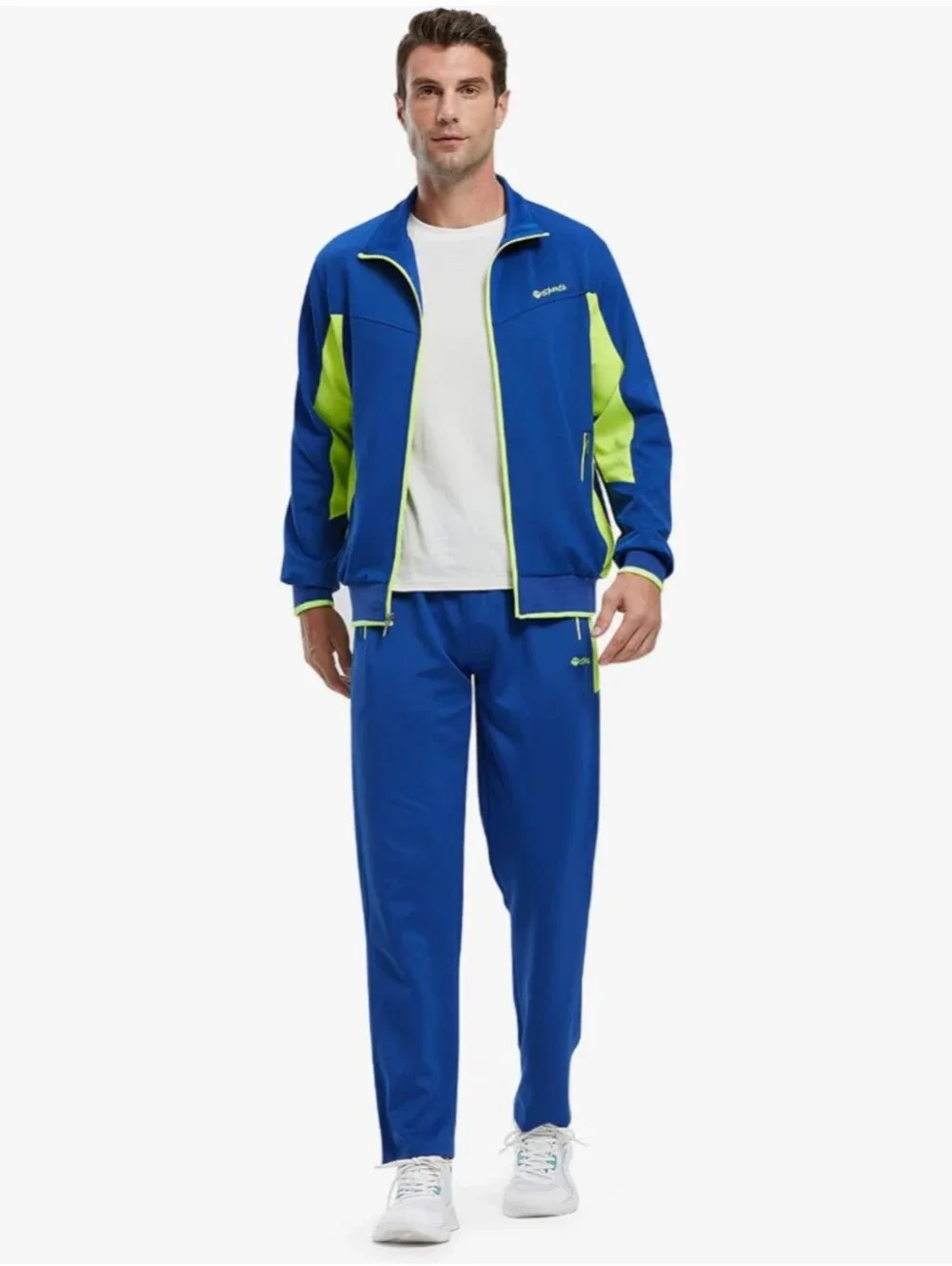 Men's Tracksuit Sweatsuits 2 Piece Set Athletic Jogging Gym Activewear